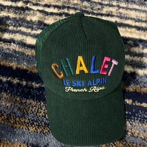 Anthropologie Green Chalet Kids Cap